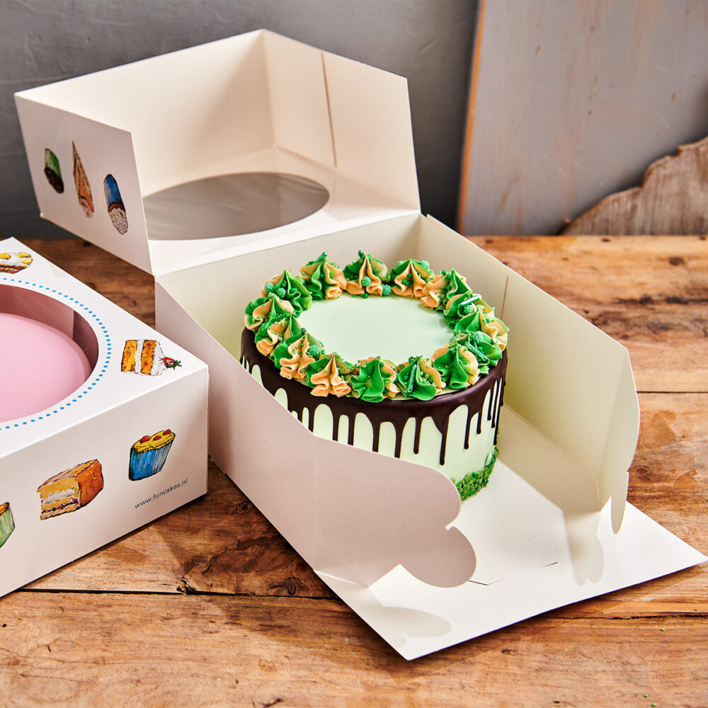 Cake box packaging
