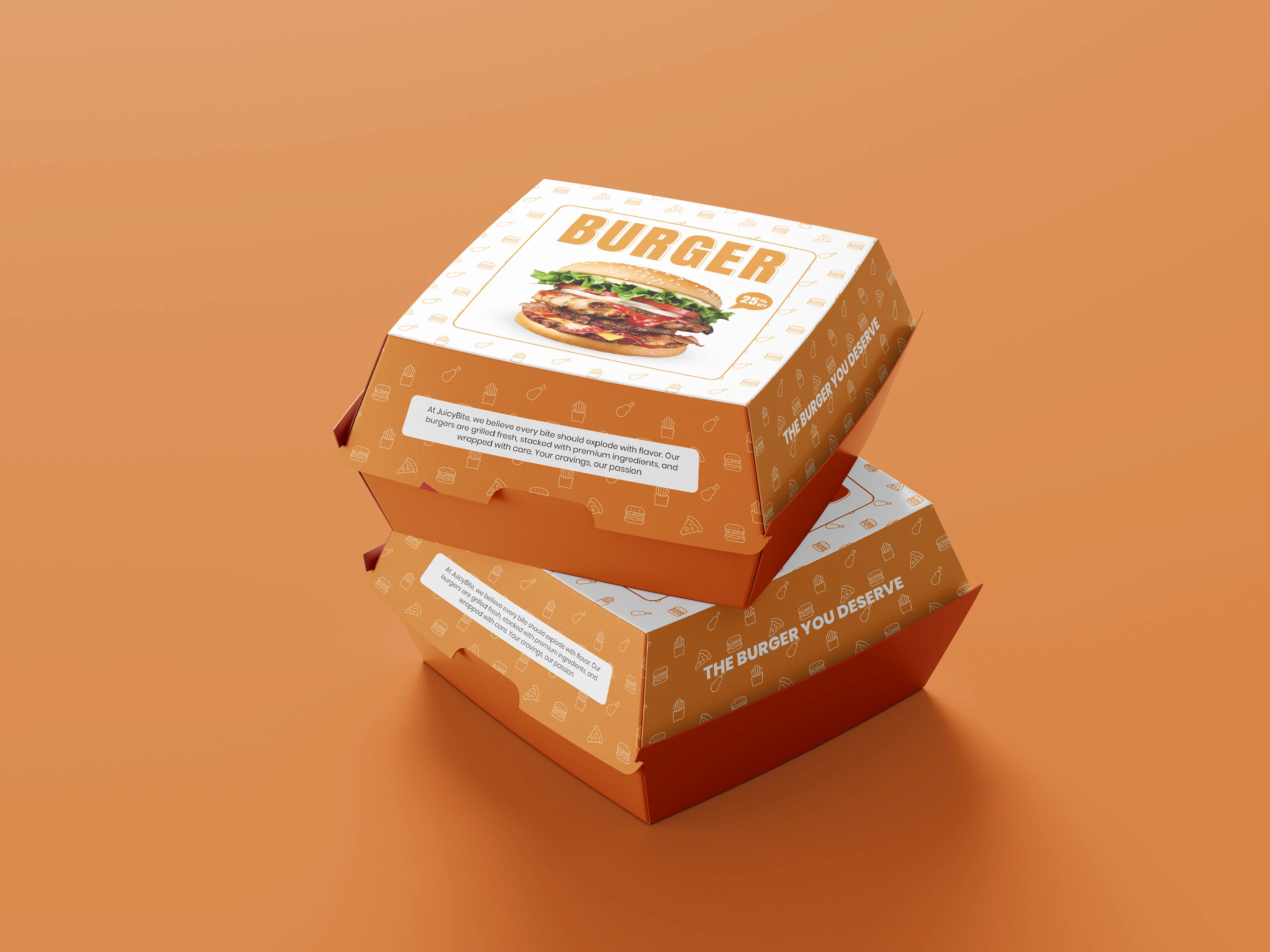 Custom burger boxes